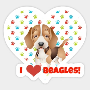 Beagles Sticker